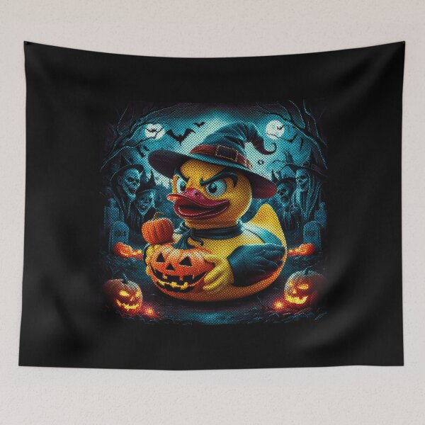 Artikelvorschau, Gruselige Gummiente Halloween entworfen und verkauft von box-artshop.
