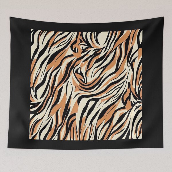 Item preview, Dynamic Tiger Spots for Bold Textiles designed and sold by communedesigns.