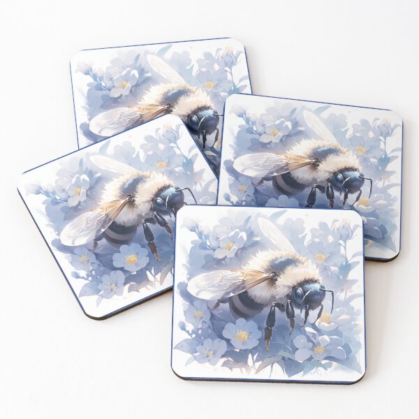 Item preview, bee in a flower patch designed and sold by kgcreation91.