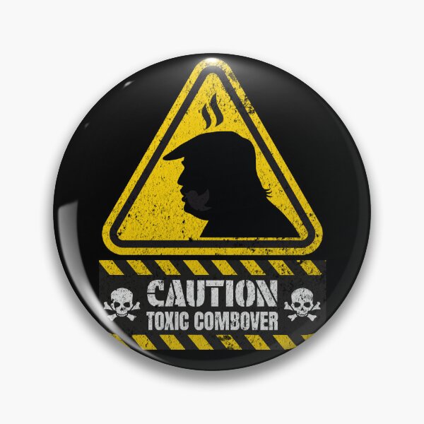 Item preview, Toxic Combover Anti-Trump Political Satire Art designed and sold by QuirkPrint.