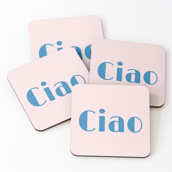 Item preview, Ciao Italian Word Blue designed and sold by Jeallan Designs.