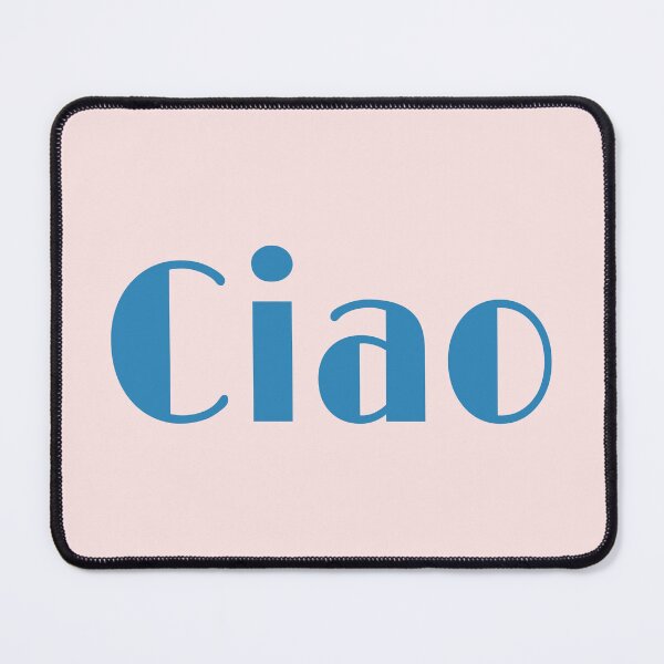 Item preview, Ciao Italian Word Blue designed and sold by Jeallan Designs.