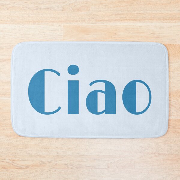 Item preview, Ciao Italian Word Blue designed and sold by Jeallan Designs.