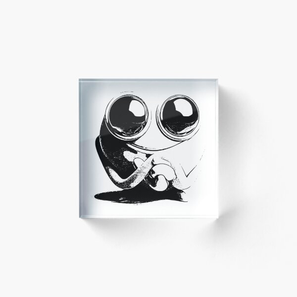 Item preview, Black and white smiling space alien critter  designed and sold by Comicalcreation.