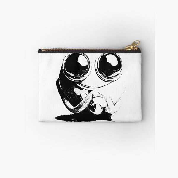 Item preview, Black and white smiling space alien critter  designed and sold by Comicalcreation.