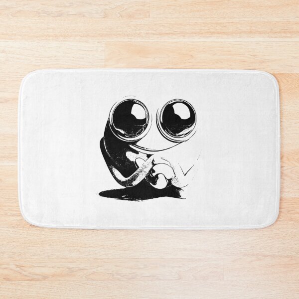 Item preview, Black and white smiling space alien critter  designed and sold by Comicalcreation.