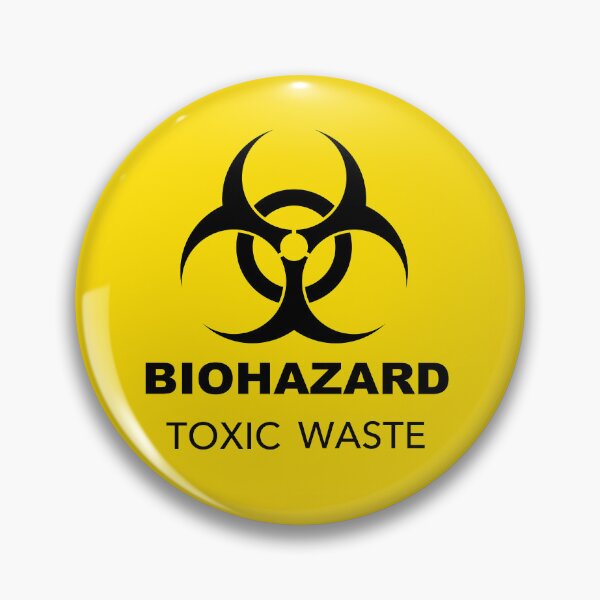 Item preview, Biohazard Sign Toxic Waste designed and sold by RichardDLC.