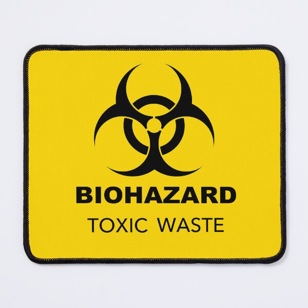 Item preview, Biohazard Sign Toxic Waste designed and sold by RichardDLC.
