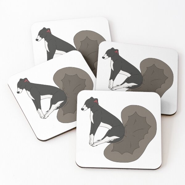 Item preview, Greyhound Bed Fail (Tuxedo) designed and sold by JSmithDesigns.