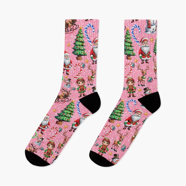 Item preview, Pink Christmas Decorative Pattern designed and sold by PatternTitan.