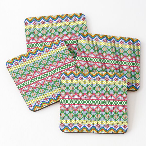 Item preview, Beautiful patterns, Thai fabric patterns, pixel art style designed and sold by ThawanTarnnoy.