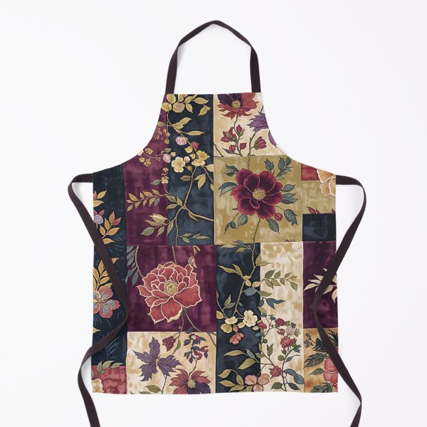 Item preview, Ruby Myrrh Floral Patchwork designed and sold by meggydesigns.