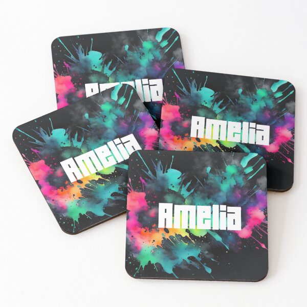 Item preview, Custom Neon Name Amelia designed and sold by Gabriela McDaniel.