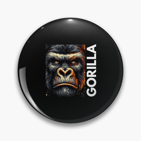 Item preview, Bold Gorilla Face Art: A Striking Expression of Power and Intensity designed and sold by beast-net.