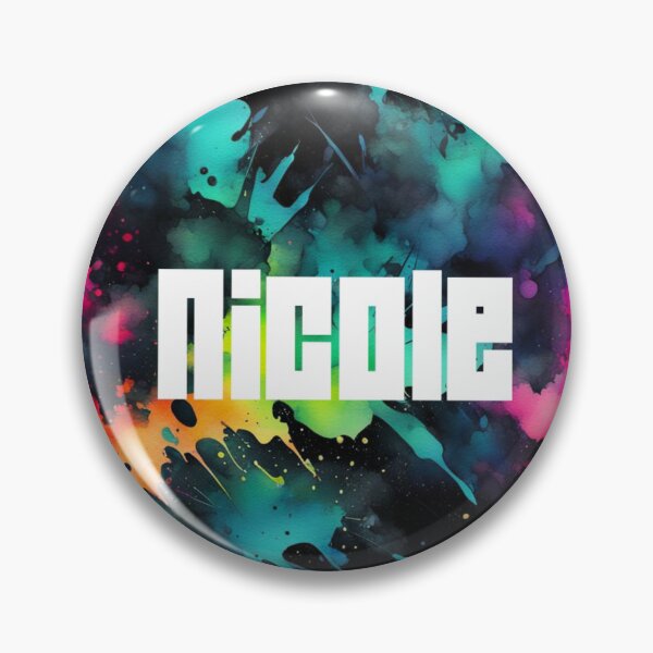 Item preview, Custom Neon Name Nicole designed and sold by Gabriela McDaniel.