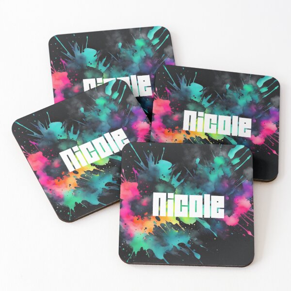 Item preview, Custom Neon Name Nicole designed and sold by Gabriela McDaniel.