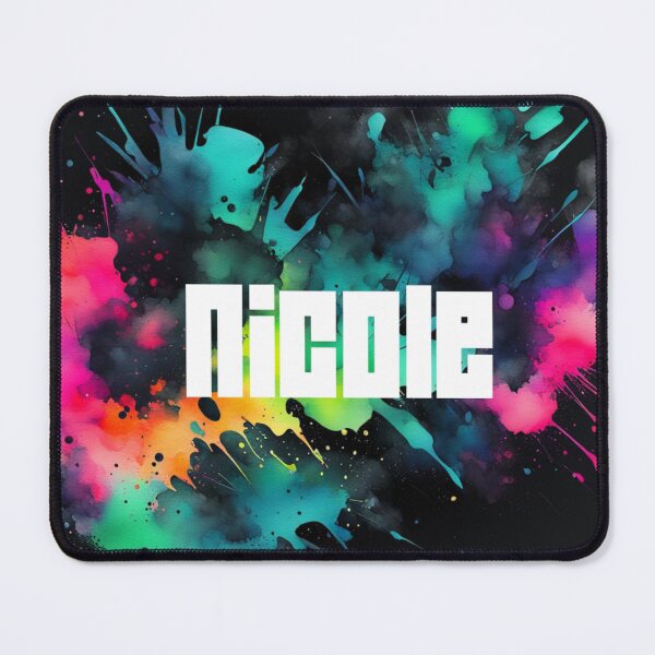 Item preview, Custom Neon Name Nicole designed and sold by Gabriela McDaniel.
