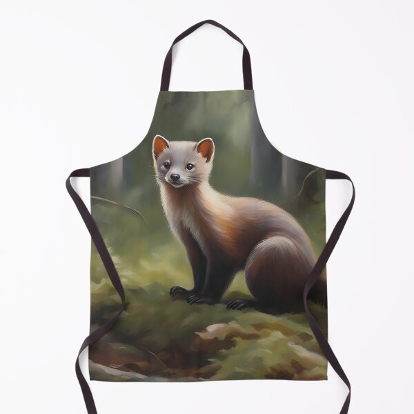 Item preview, Wild Marten in Forest designed and sold by CalmnessbyChoice.
