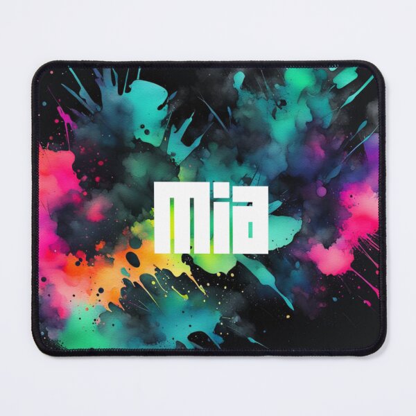 Item preview, Custom Neon Name Mia designed and sold by Gabriela McDaniel.