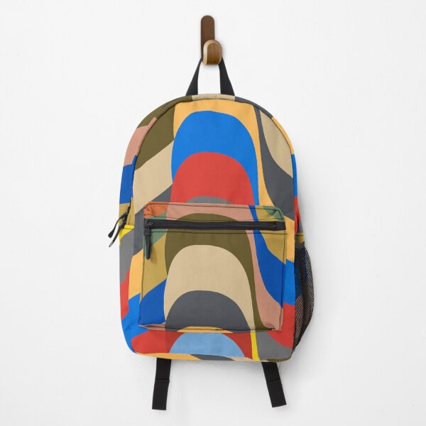 Artikelvorschau, ABSTRAKTE RETRO-FARBEN GEOMETRISCHE WELLE DESIGN entworfen und verkauft von asudesign.