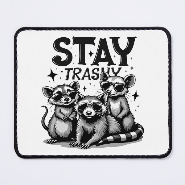 Item preview, Stay Trashy Raccoon Sunglasses designed and sold by Mosaic-97.