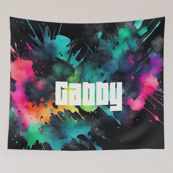 Item preview, Custom Neon Name Gabby designed and sold by Gabriela McDaniel.