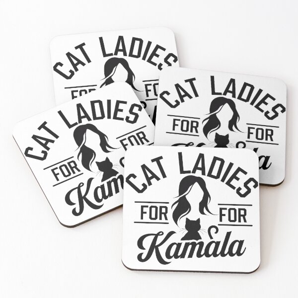 Item preview, Cat Ladies for Kamala Harris designed and sold by TahfahTk.