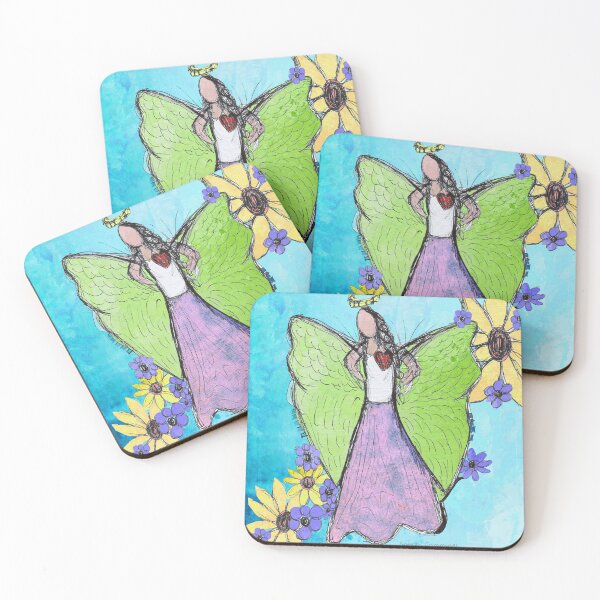 Item preview, Garden Angel Flower Floral Art designed and sold by Sharon Cummings Art.