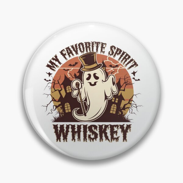 Artikelvorschau, Mein Lieblingsgeist ist Whiskey, lustiges Halloween-Geister-Trinkparty-T-Shirt entworfen und verkauft von MonaCreations.