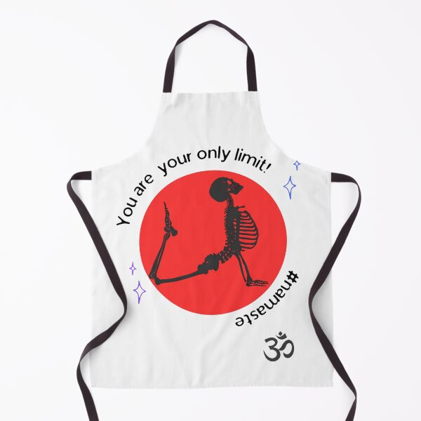Item preview, You Are Your Only Limit Namaste Yoga Skeleton designed and sold by FreeStyleTrend.