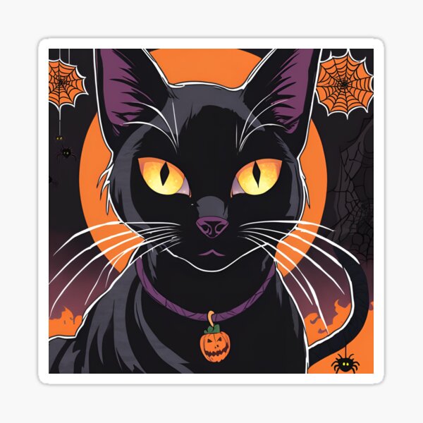 Item preview, Midnight Familiar: The Witch's Cat designed and sold by AvyOlv3.