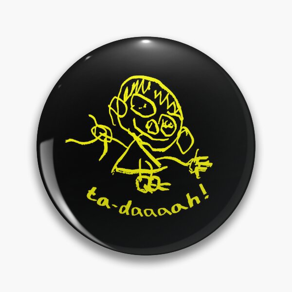 Item preview, TA-DAAAAH. KID DOODLE. YELLOW. designed and sold by 5hertz.