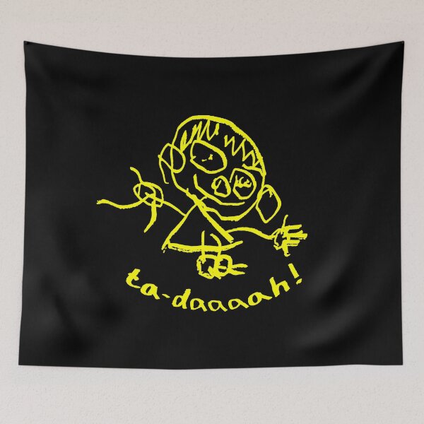 Item preview, TA-DAAAAH. KID DOODLE. YELLOW. designed and sold by 5hertz.