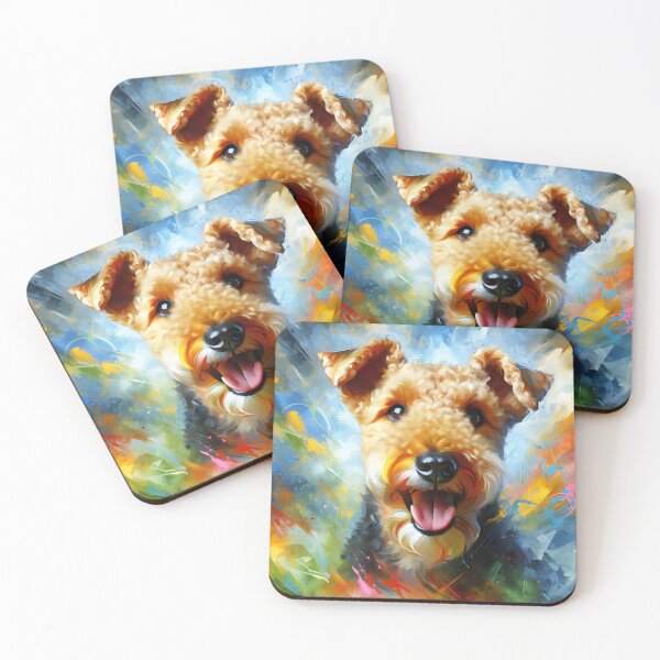 Item preview, Lakeland Terrier Dog Acrylic Print Pet Portrait Dog Lovers designed and sold by Puppy Puzzles Plus.
