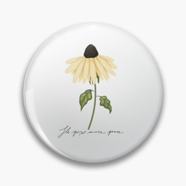 Item preview, He gives more grace, black eyed Susan designed and sold by EllieBubs.