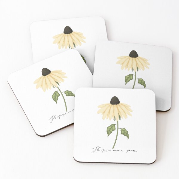 Item preview, He gives more grace, black eyed Susan designed and sold by EllieBubs.