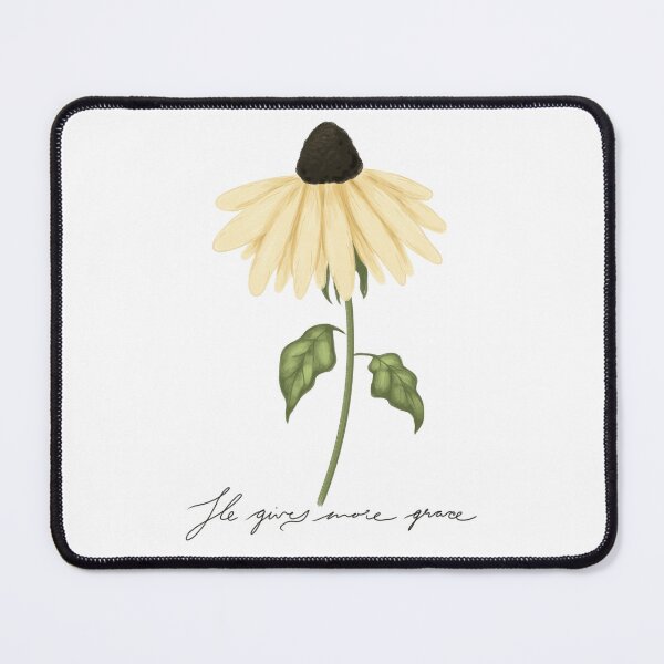 Item preview, He gives more grace, black eyed Susan designed and sold by EllieBubs.