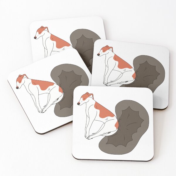 Item preview, Greyhound Bed Fail (Red and White) designed and sold by JSmithDesigns.
