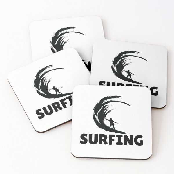 Item preview, SURFING (FEMALE) - BLACK designed and sold by ArtsyCity.