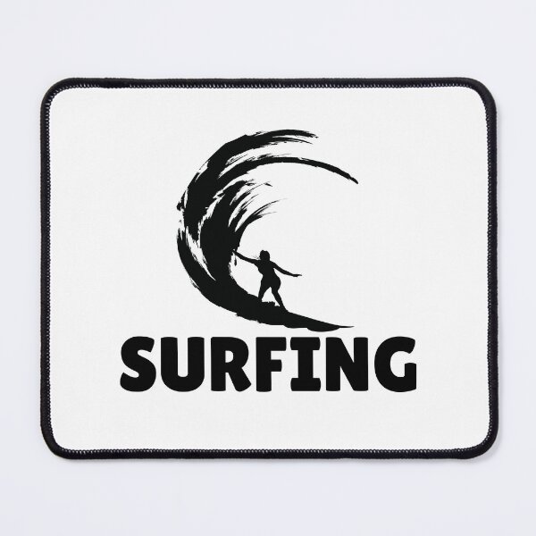 Item preview, SURFING (FEMALE) - BLACK designed and sold by ArtsyCity.