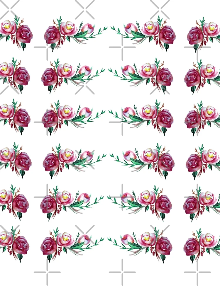 Thumbnail 5 of 5, A-Line Dress, Rustic Roses Pattern designed and sold by Manitarka.