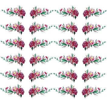 Artwork thumbnail, Rustic Roses Pattern by Manitarka