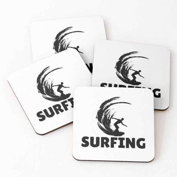 Item preview, SURFING (male) - BLACK designed and sold by ArtsyCity.