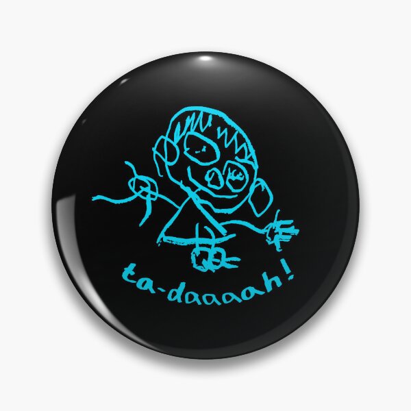 Item preview, TA-DAAAAH. KID DOODLE. BLUE. designed and sold by 5hertz.