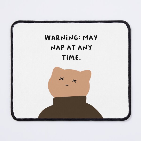 Item preview, Warning: May nap at any time. | Handwritten-style Font designed and sold by RM-Journey.