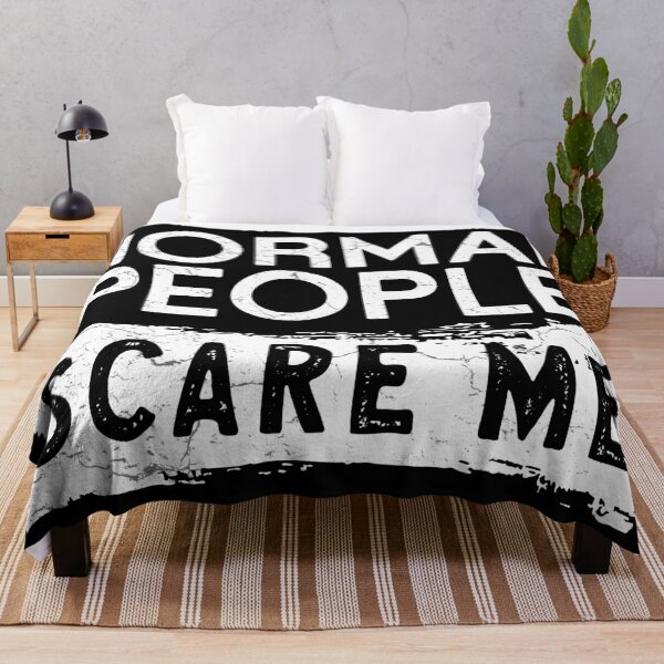 Item preview, Normal People Scare Me designed and sold by CreepyCornerArt.