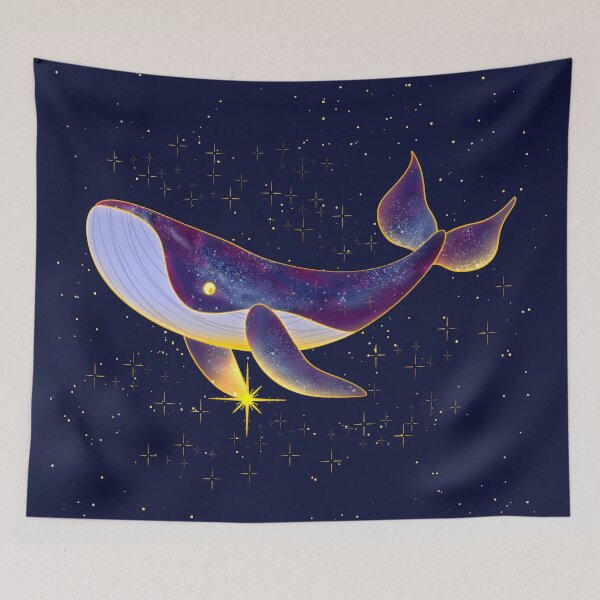 Item preview, Kopie von Kopie von Galaxy whale with stars designed and sold by Bellumbee.