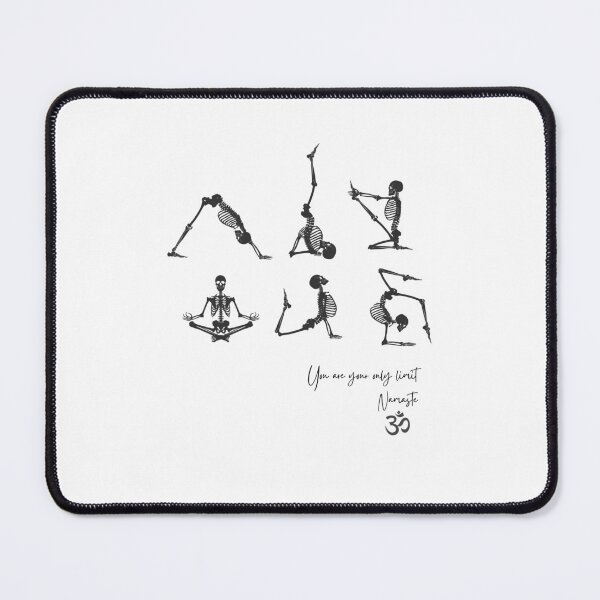 Item preview, Namaste Skeleton Yoga You Are Your Only Limit designed and sold by FreeStyleTrend.