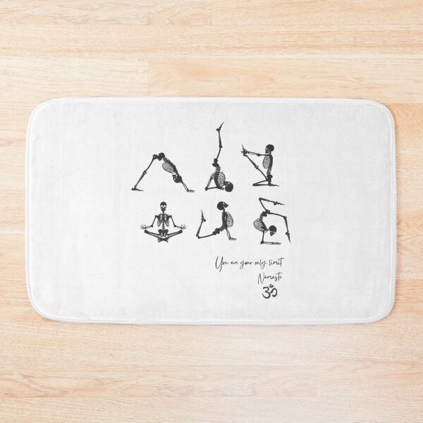 Item preview, Namaste Skeleton Yoga You Are Your Only Limit designed and sold by FreeStyleTrend.