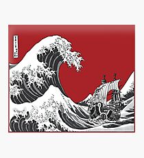 RED The Great Wave Photographic Print